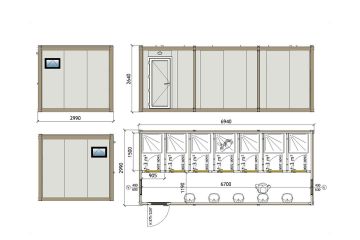 Duş Konteyner KWD 702
